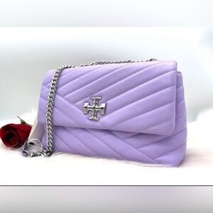 Tory Burch Kira Chevron Small Leather Convertible Shoulder Bag